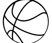 Coloriage et dessins gratuit Basketball en couleur à imprimer