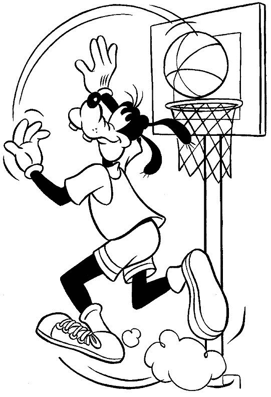 Coloriage Basketball gratuit à imprimer liste 20 à 40