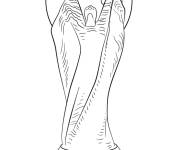 Coloriage et dessins gratuit Ancienne troph&eacute;e de la Coupe du Monde à imprimer