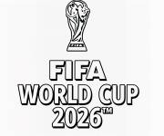 Coloriage Coupe du monde 2026