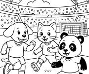 Coloriage Coupe du monde des animaux