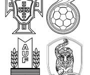 Coloriage &Eacute;quipes du Groupe H de la Coupe du Monde 2022