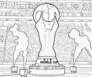 Coloriage la f&ecirc;te d'ouverture de la Coupe du monde
