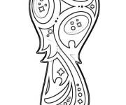Coloriage Logo de la coupe de Russie