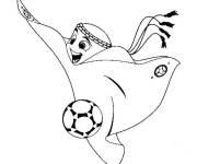 Coloriage et dessins gratuit Mascotte de la Coupe du monde QATAR 2022 à imprimer