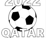 Coloriage Symboles de la Coupe du monde 2022 au Qatar