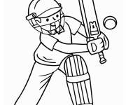 Coloriage Activit&eacute; Cricket pour enfants