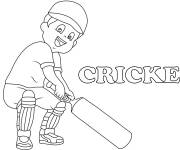Coloriage Cricket pour enfants