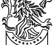 Coloriage Cricket Royal Challenger Bangalore