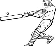 Coloriage Joueur professionnel en attaquant