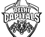 Coloriage Logo de &Eacute;quipe des capitales de Delhi de Cricket