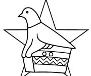 Coloriage et dessins gratuit Logo de l'&eacute;quipe du Zimbabwe de Cricket à imprimer