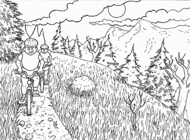 Coloriage Cyclisme Dans La Montagne Dessin Gratuit Imprimer Coloriage Cyclisme Dans La Montagne Dessin Gratuit Imprimer
