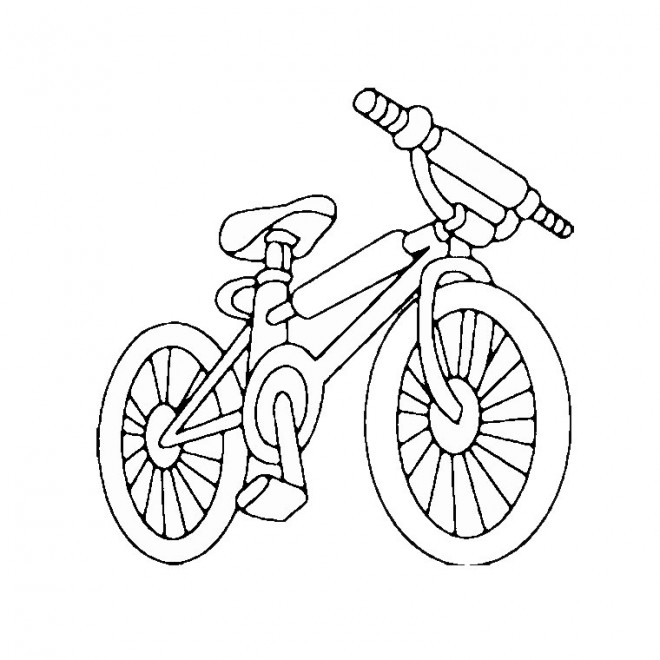 Coloriage et dessins gratuits Cyclisme VTT à imprimer