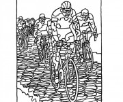 Coloriage Le Sport Cyclisme à colorier