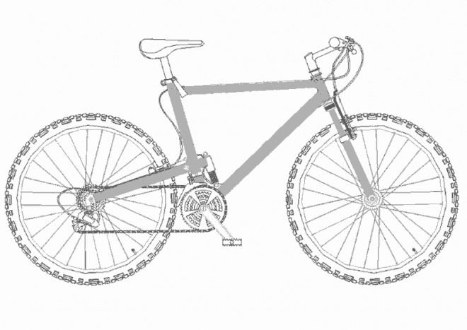Coloriage et dessins gratuits Un Vélo à imprimer