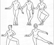 Coloriage Danse Ballet Battement Fondu