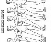 Coloriage Danse Battement Frapp&eacute;