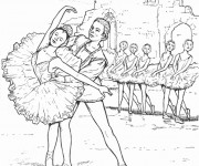 Coloriage Danse th&eacute;&acirc;trale