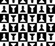 Coloriage Art d'&eacute;checs