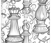 Coloriage Echecs cp pour ce1