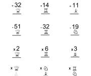 Coloriage &Eacute;checs et math&eacute;matiques avanc&eacute;s