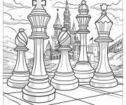 Coloriage Gros &eacute;chiquier