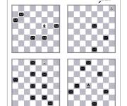 Coloriage Mouvement de pi&egrave;ce du fou d'&eacute;checs