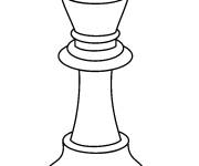 Coloriage Roi d'&eacute;checs en ligne