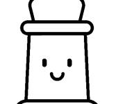 Coloriage et dessins gratuit Roi pi&egrave;ce d'&eacute;checs pour enfants à imprimer