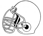 Coloriage Casque de Football américain