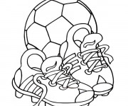 Coloriage Équipement Football