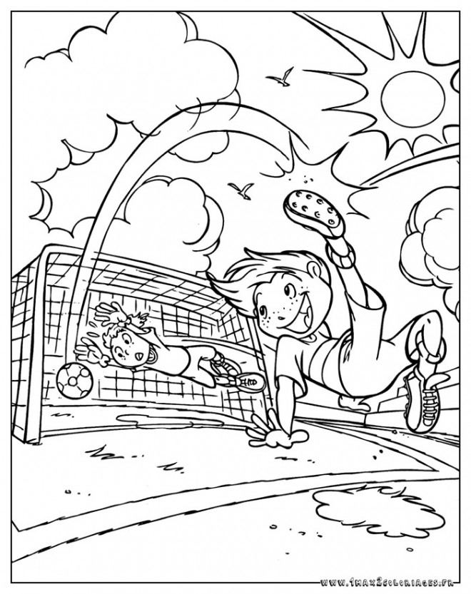 Coloriage Foot But dessin gratuit à imprimer