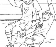 Coloriage Football maternelle