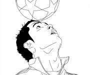 Coloriage et dessins gratuit Footballeur de la champions League à imprimer