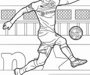 Coloriage Footballeur de la Premier League