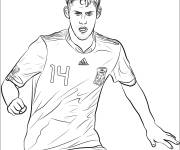 Coloriage Footballeur Isco