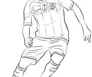 Coloriage Footballeur Jordi Alba