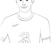 Coloriage Footballeur Kai Havertz