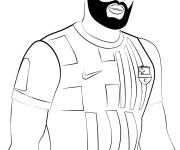 Coloriage Footballeur Memphis Depay