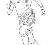 Coloriage Footballeur Paul Pogba