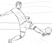 Coloriage Footballeur Timo Werner