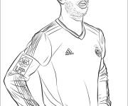 Coloriage Le footballeur Sergio Ramos