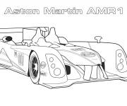 Coloriage Aston Martin AMR1