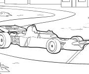 Coloriage Course Formule 1 imprimable