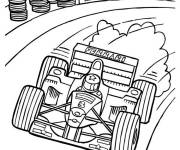 Coloriage Ferrari Formule 1