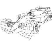 Coloriage Formule 1 à imprimer