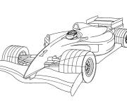 Coloriage Formule 1 &agrave; imprimer