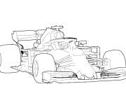 Coloriage Formule 1 r&eacute;aliste
