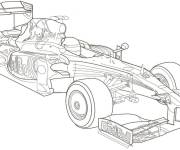 Coloriage Formule 1 Red Bull